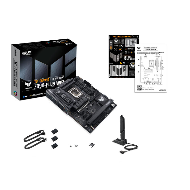Asus TUF Gaming Motherboard Z890-Plus with Wifi-6 Support DDR5 Intel® Z890 (LGA 1851) ATX Asus TUF Gaming Motherboard Z890-Plus with Wifi-6 Support DDR5 Intel® Z890 (LGA 1851) ATX